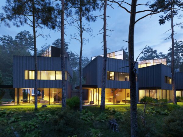 2022 Four houses in Turniškės